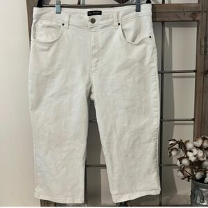 White Denim Capris